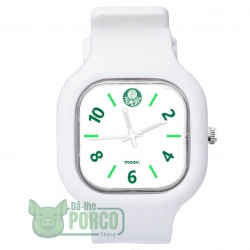 Relógio Troca Pulseira Pares White Palmeiras