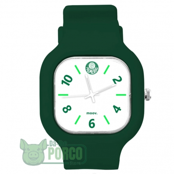 Relógio Troca Pulseira Pares White Palmeiras