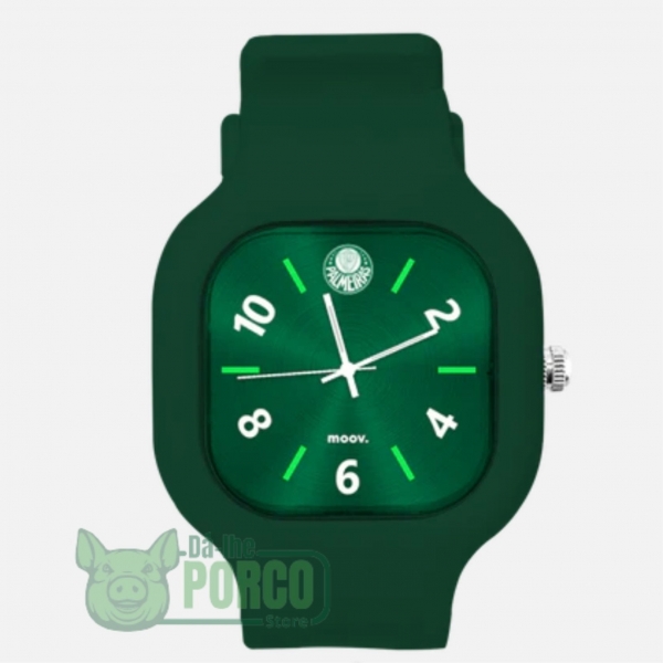 Relógio Troca Pulseira Pares Green Palmeiras