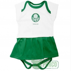 Body Vestido Infantil Palmeiras