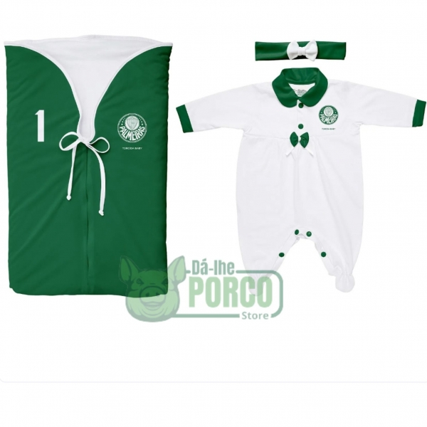 Kit Saída de Maternidade Menina Palmeiras