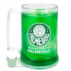 Jogo com 2 Canecas Gel Isolante Térmico 400ml - Palmeiras