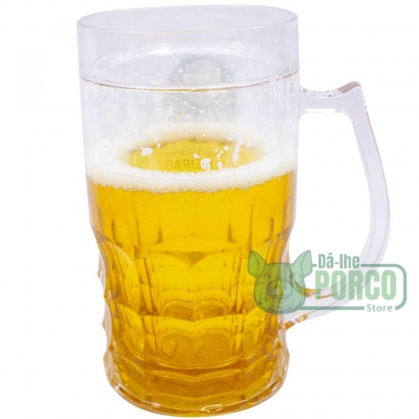 Caneca Cerveja Gel 400ml Palmeiras