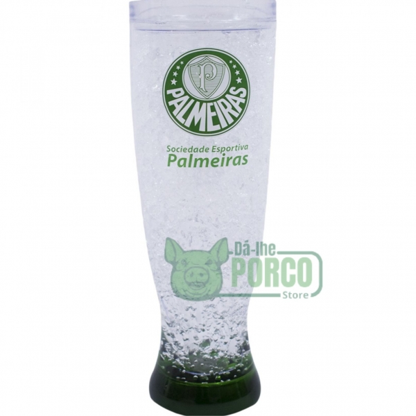 Copo Com Gel Congelante 450ml Palmeiras