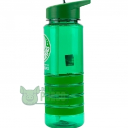 Garrafa de Plástico com Canudo Retrátil 700ml - Palmeiras