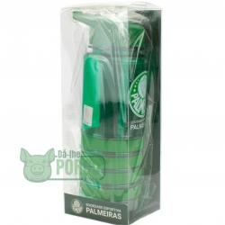 Garrafa de Plástico com Canudo Retrátil 700ml - Palmeiras