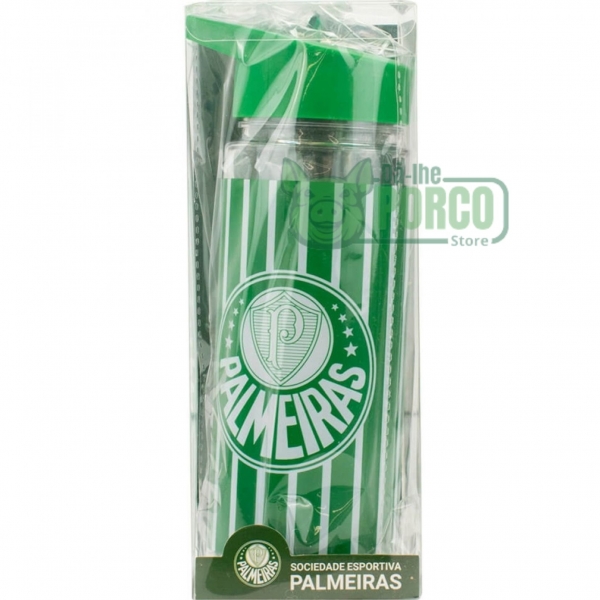 Garrafa Plástica 450ml Com Mochila Tipo saco Palmeiras