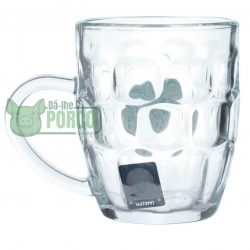 Caneca Vidro 310ml Com Abridor - Palmeiras