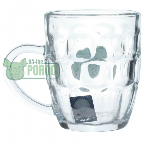 Caneca Vidro 310ml Com Abridor - Palmeiras
