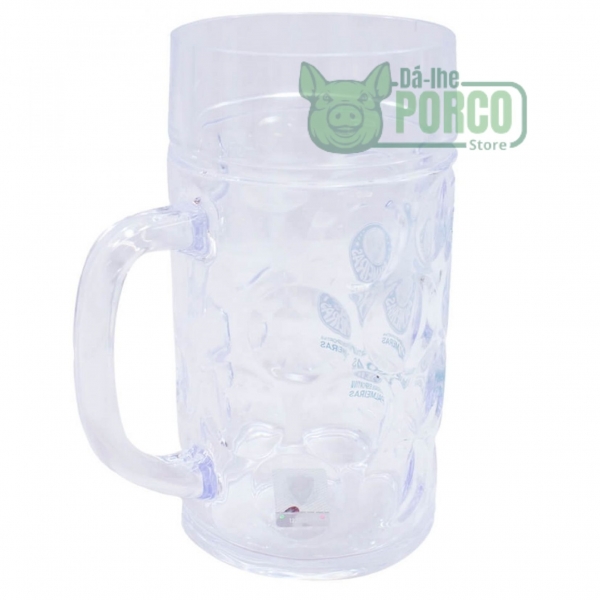 Caneca Gigante Plástico 900ml Palmeiras