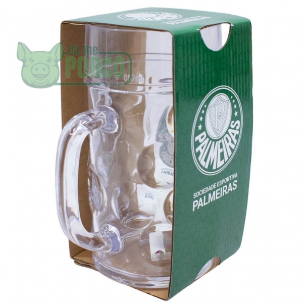 Caneca Gigante Plástico 900ml Palmeiras