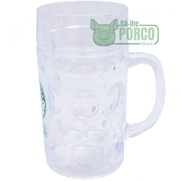 Caneca Gigante Plástico 900ml Palmeiras