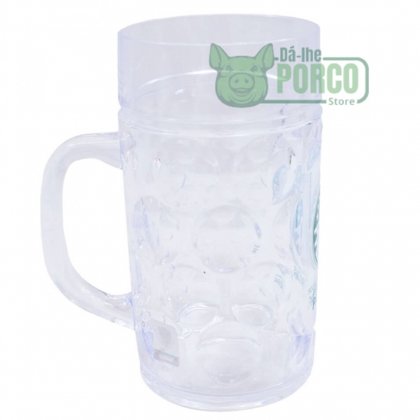 Caneca Gigante Plástico 900ml Palmeiras