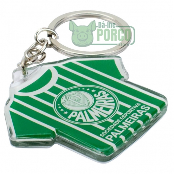Chaveiro Camisa Plástico Palmeiras