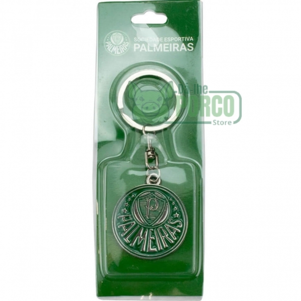 Chaveiro Metal Brasão 4cm - Palmeiras