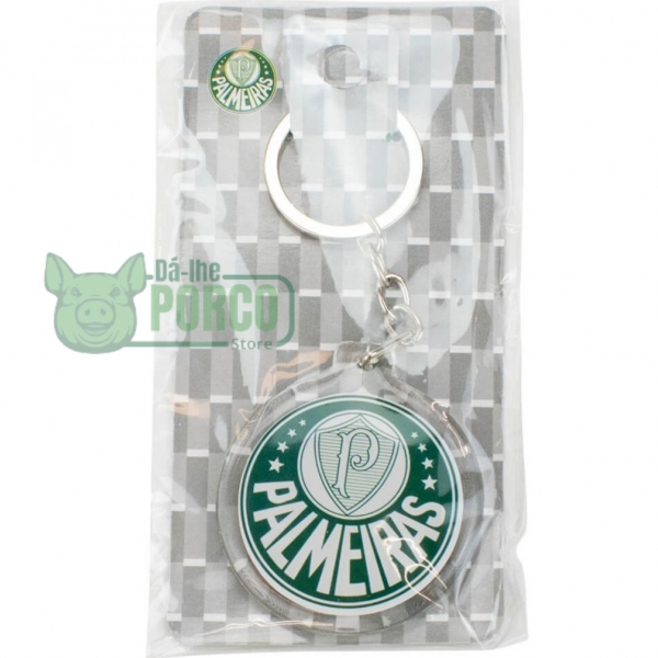 Chaveiro Escudo Time Acrílico 5cm - Palmeiras