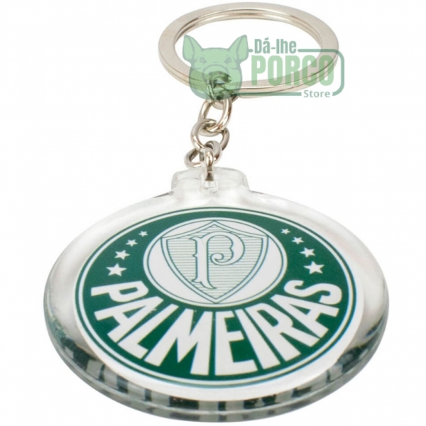 Chaveiro Escudo Time Acrílico 5cm - Palmeiras
