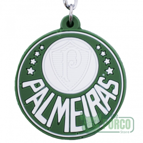Chaveiro Borracha Escudo - Palmeiras