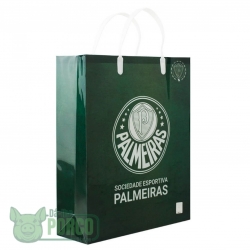 Sacola De Presente SEP 33x9x27cm Palmeiras