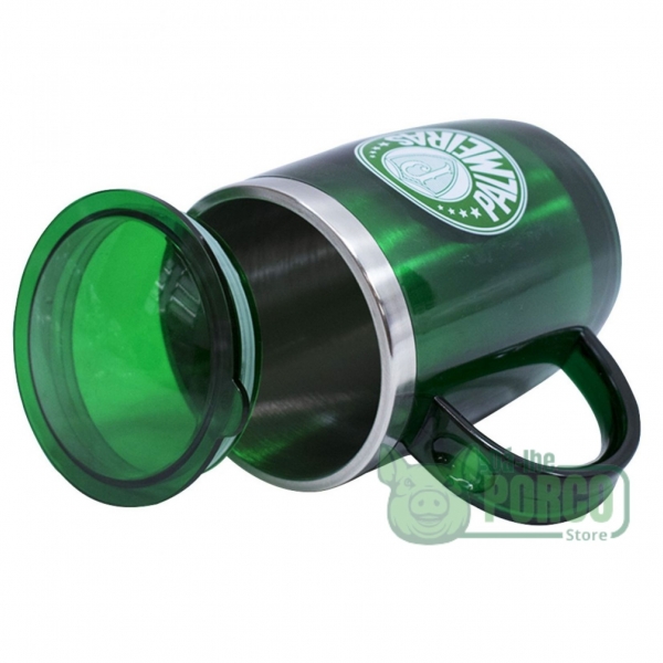 Caneca Térmica Avanti Palestra Com Tampa 450ml Palmeiras