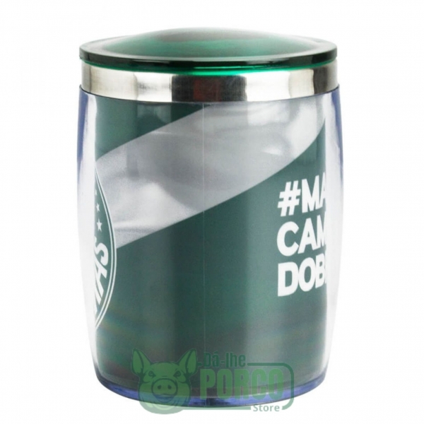 Caneca Térmica Com Tampa 450ml (#MaiorCampeão) - Palmeiras
