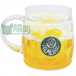Caneca Cerveja Gel Base Grossa 400ml Palmeiras