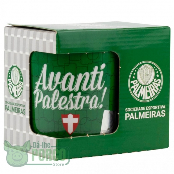 Caneca Porcelana Avanti Palestra 300ml  - Palmeiras