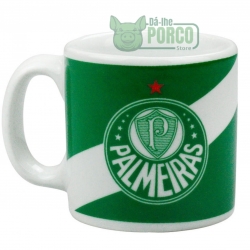 Mini Caneca Porcelana 120ml - Palmeiras