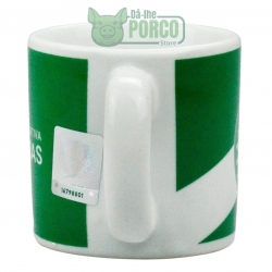 Mini Caneca Porcelana 120ml - Palmeiras