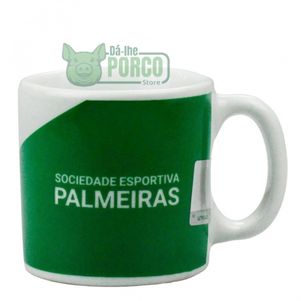Mini Caneca Porcelana 120ml - Palmeiras