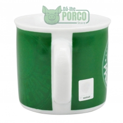 Caneca Porcelana 450ml - Palmeiras