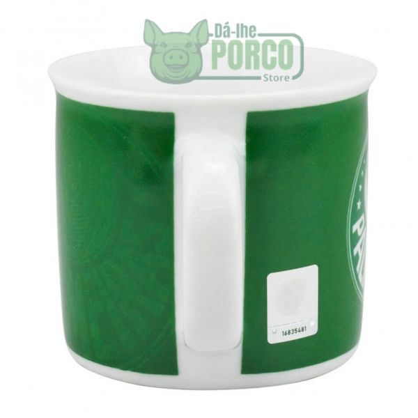 Caneca Porcelana 450ml - Palmeiras