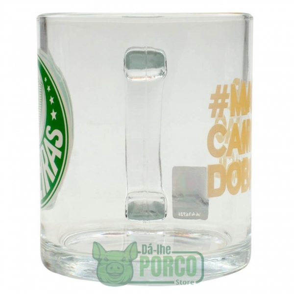 Caneca De Vidro Com Abridor De Garrafas 350ml - Palmeiras