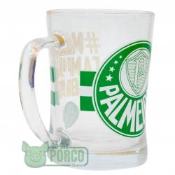 Caneca De Vidro Gigante 660ml #MaiorCampeão Palmeiras