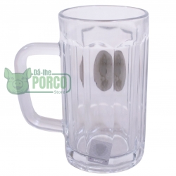 Caneca De Vidro Brasão 400ml Palmeiras