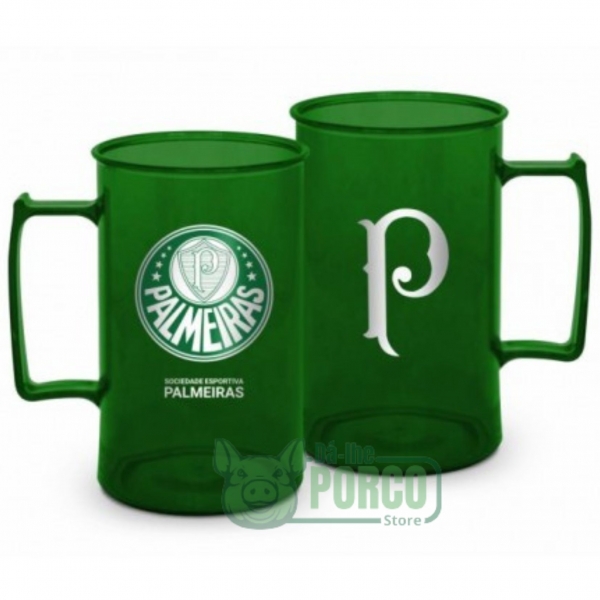 Caneca Acrílica 400 ml Palmeiras
