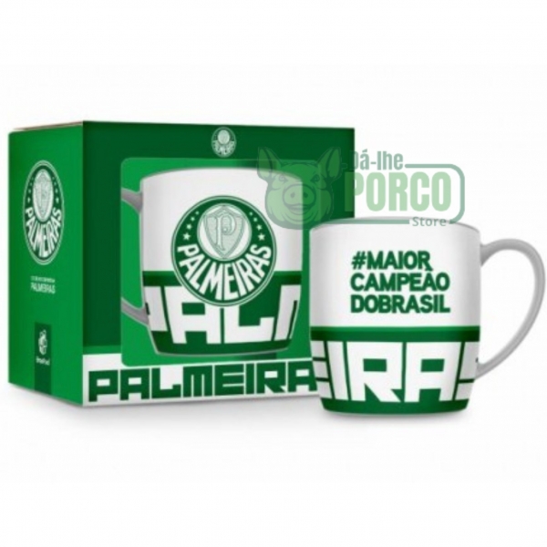 Caneca Porcelana 300 ml Urban #MaiorCampeão Palmeiras