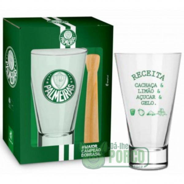 Copo Caipirinha Long 400 ml Palmeiras