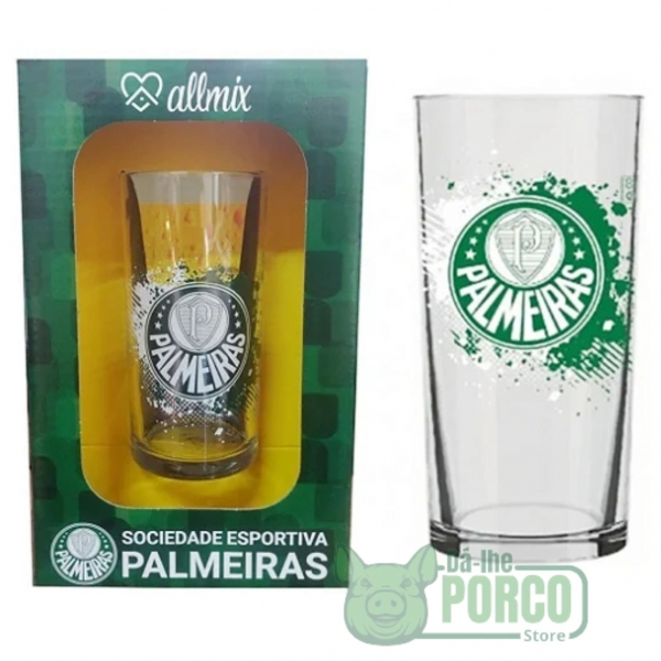Copo Cylinder Na Luva 300 ml Palmeiras