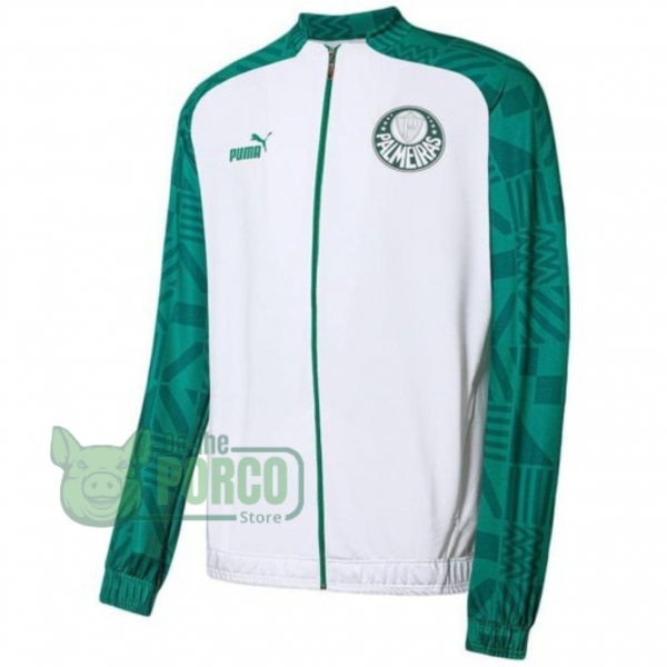 Jaqueta Puma Palmeiras Pré-Jogo Branca