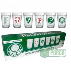 Jogo de Copo Americano 190ml Com 6 Unidades Palmeiras