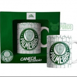 Caneca  Sude Branca 330ml Palmeiras Maior Campeão Do Brasil