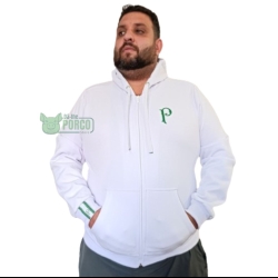 Jaqueta Moletom Warrior Palmeiras Branco