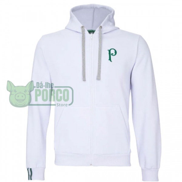 Jaqueta Moletom Warrior Palmeiras Branco