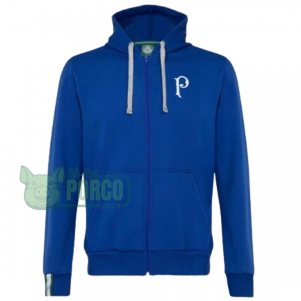 Jaqueta Moletom Warrior Palmeiras Azul