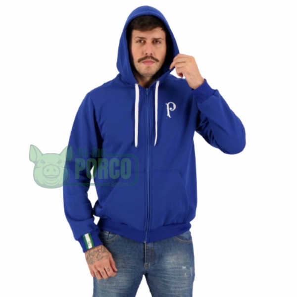 Jaqueta Moletom Warrior Palmeiras Azul