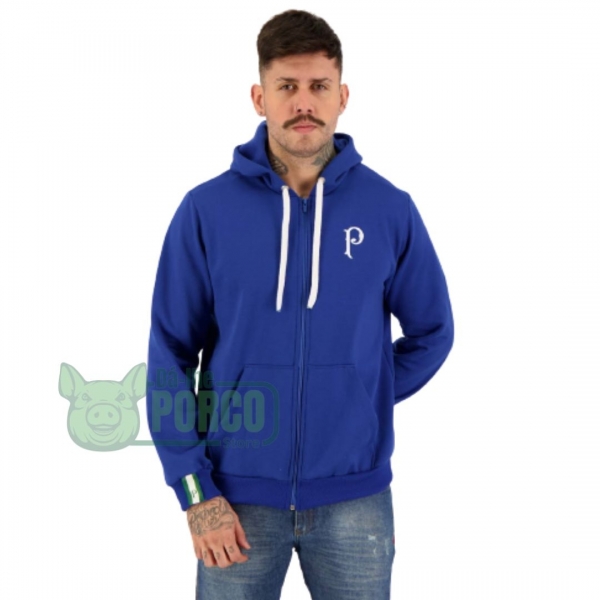 Jaqueta Moletom Warrior Palmeiras Azul