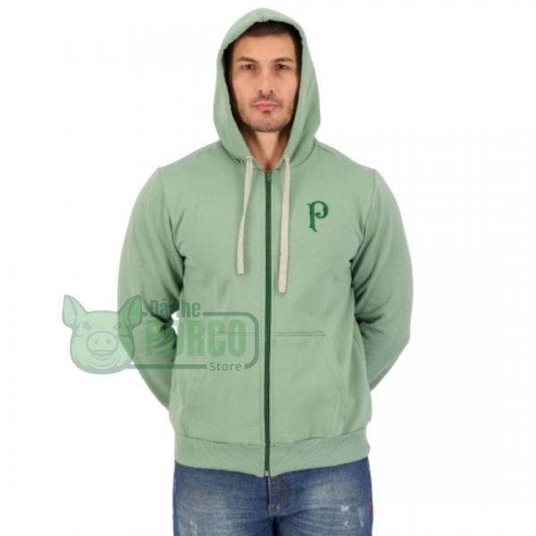 Jaqueta Moletom Warrior Plus Size Palmeiras Esverdeado