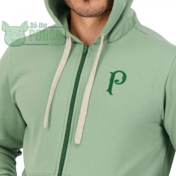 Jaqueta Moletom Warrior Plus Size Palmeiras Esverdeado