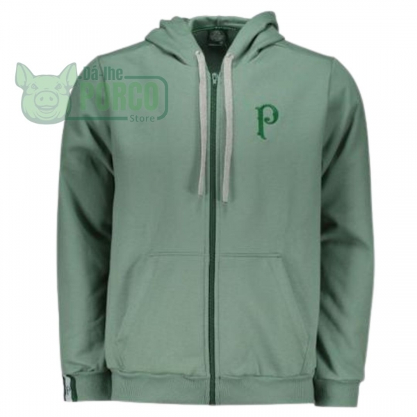 Jaqueta Moletom Warrior Plus Size Palmeiras Esverdeado